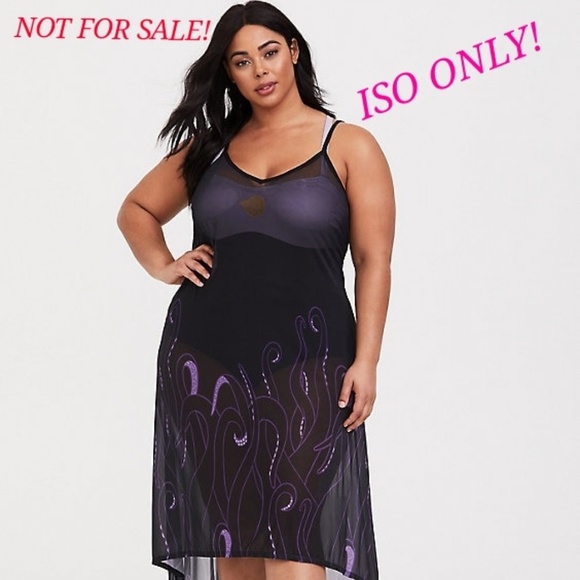 torrid Other - 🐙FOUND!- TORRID Sz4 or5 URSALA MESH SWIM COVERUP